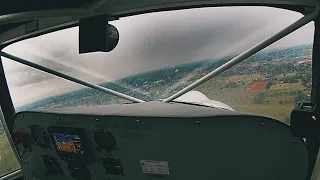 Flying Through RAIN to Get Engine Fixed