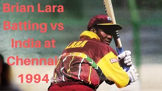 Classic Gem - Brian Lara 74 runs vs India at Chennai, October 23, 1994, Wills World Series