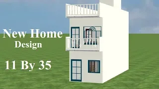 11 by 35 house plan, 11 by 35 home design, 11 by 35 ghar ka naksha
