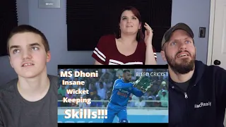 MS DHONI Insane Wicket Keeping Skills REACTION!