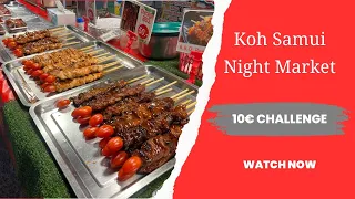 10$ Thai Food Challenge | Koh Samui 2023