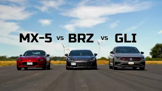 2022 BRZ vs MX-5 vs GLI (VLOG)