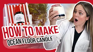 How to make a candle (Ocean Floor Candle Theme)