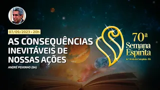 As consequências inevitáveis de nossas ações • André Peixinho • Semana Espírita