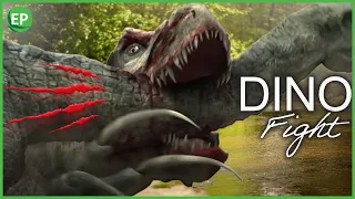 Dinosaur fight: Tarbosaurus vs Therizinosaurus | Learn about dinosaurs | Dino battle | the Dinosaur