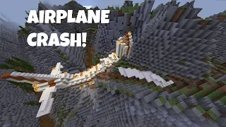 Minecraft Airplane Crash Disaster!!