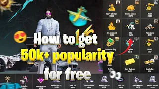 5 WAYS TO GET FREE POPULARITY WITHOUT SILVER AND BP IN BGMI AND PUBG MOBILE
