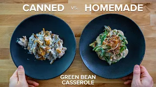 Canned vs Homemade Green Bean Casserole | Is it worth it?