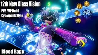 Dragon Raja 龙族幻想 12th New Class 维视 Vision PVE PVP Build Showcase - Cyberpunk Style
