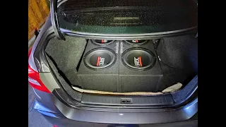 FOUR MTX 12s in THE TRUNK!!