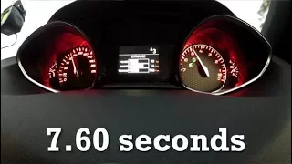 2016 Peugeot 308 GT (1.6 THP 151kW / 205hp) acceleration with GPS results