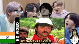 bts reaction to❤️bollywood songs [🤩My Name Is Lakhan Hindi Song 🤩] Full Video Watching#bts#btsreacts