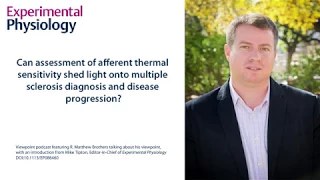 Can assessment of afferent thermal sensitivity shed light on multiple sclerosis?