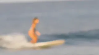 Danielle Johnasen Surfing Ala Moana Bowls