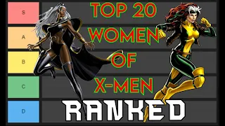 Top 20 Women Of The X Men Tier List