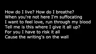 Sam Smith - Writing on The Wall Lyrics