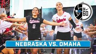 Omaha at Nebraska | August 30, 2023 | B1G Volleyball in 60