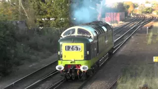 55009 Alycidon On Route Light Engine To Derby Passing Swinton 26 10 15