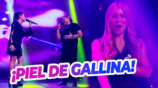 Los imitadores de India Martínez y Ricardo Arjona le pusieron la piel de gallina a Laurita Fernández