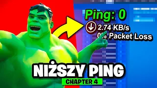 Jak MIEĆ ZERO PINGU w Fortnite Chapter 4!