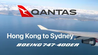 TRIP REPORT Qantas QF118 Hong Kong to Sydney on Boeing 747-400ER