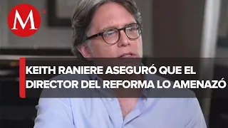 Keith Raniere, líder de la secta NXIVM enfrenta al director del periódico Reforma