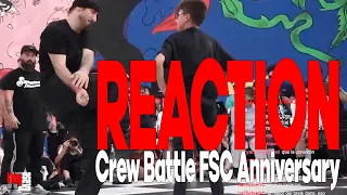Reaction Furious Styles Anniversary Crew vs. Crew | El Vlog de BBOY CLASE