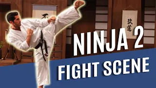 Ninja 2 Fight   Adkins Vs Nakabara Student Dojo Fight