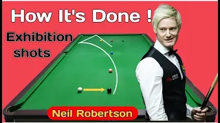 Neil Robertson  Black To Yellow Exhibition Shot Tutorial