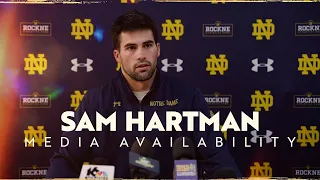 Sam Hartman will "do whatever it takes to help the Irish win." | Press Conference