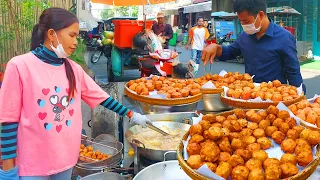 Cambodia Best Cake & Dessert, Rice Noodles, Beef Noodle Soup, Yellow Pancake, Spring Roll, & More