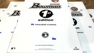 NEW RELEASE!   2021 BOWMAN FIRST EDITION 6 HOBBY BOX OPENING!