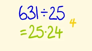 Math trick for fast division