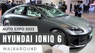 Hyundai Ioniq 6 2023 EV | Grey Colour | Walkaround | Auto Expo 2023 india | My Car Garage |