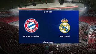 Bayern Munich vs Real Madrid | Allianz Arena | 2023-24 UEFA Champions League | PES 2021