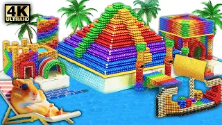 DIY How to build Great Pyramid of Giza from Magnetic Balls (Satisfying)