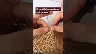 Üst sıraya iz olmadan çıkma tekniği 💁‍♀️🧶