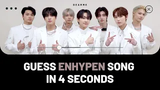 GUESS ENHYPEN SONG IN 4 SECONDS PART 2