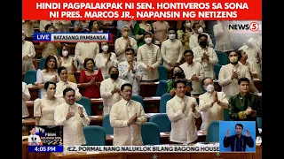 Sen  Hontiveros, hindi pinalakpakan si Pres  Marcos Jr