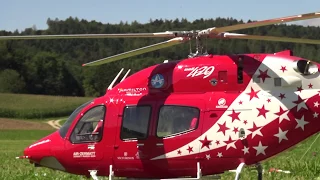 XXXL BELL 429 SCALE RC TURBINE HELICOPTER AIR ZERMATT ALK 2017