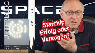 Starship und Super Heavy Booster - Start und Versagen - Erkenntnisse für SpaceX und  Medienkritik