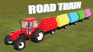 LAND OF MINI! ULTRA SMALL HAY BALING w/ FIAT and FENDT TRACTORS! COLORFUL TRANSPORT! |FS19