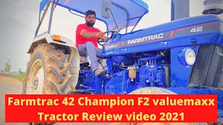 Farmtrac 42 Champion F2 valuemaxx Tractor Review 2021 | Farmtrac 42 new model 2021 Review in hindi