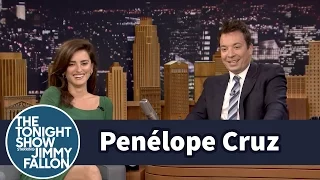 Penélope Cruz Styles Jimmy's Hair