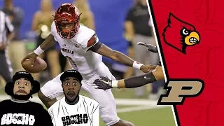 HEISMAN WINNING QB Lamar Jackson SWITCHES POSITIONS To Linebacker!  Louisville vs Purdue REACTION ᴴᴰ