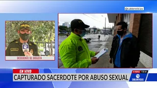 Capturan a sacerdote en Bogotá por presunto abuso sexual con dos menores de edad