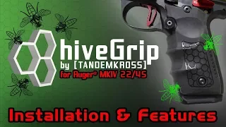 Ruger MKIV 22/45 Grips - "hiveGrip" Installation and Value Points | TANDEMKROSS