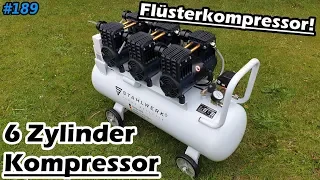 6 Zylinder Flüsterkompressor | Luft ohne Ende in Zimmerlautstärke! | STAHLWERK ST 1008 | Mr. Moto