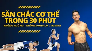 Giảm Mỡ Săn Chắc Toàn Thân trong 30 Phút | Không dụng cụ | Hubert Cu #27