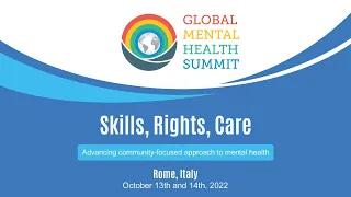Global Mental Health Summit 2022, 13-14 October in Rome - First day